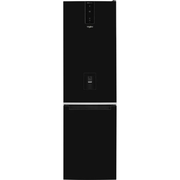 Whirlpool-Lodowka-z-zamrażarką-Wolnostojące-W7-921O-K-AQUA-Czarny-Dwudrzwiow-y-a-Frontal