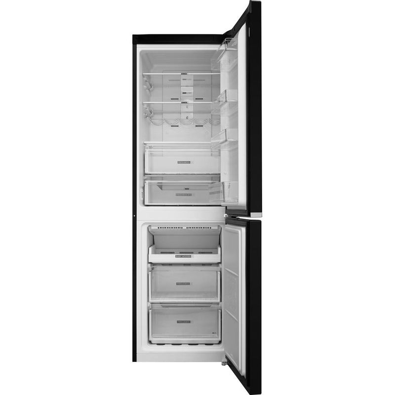 Whirlpool-Lodowka-z-zamrażarką-Wolnostojące-W7-821O-K-Czarny-Dwudrzwiow-y-a-Frontal-open