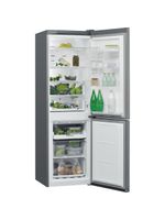 Whirlpool Lodówka z zamrażarką Wolnostojące W7 821O OX Optic Inox Dwudrzwiow(y)a Perspective open