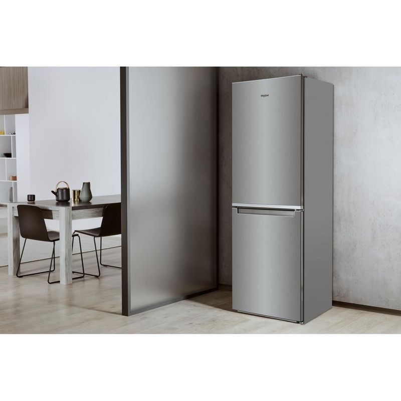 Whirlpool Lodówka z zamrażarką Wolnostojące W5 711E OX 1 Optic Inox Dwudrzwiow(y)a Lifestyle perspective