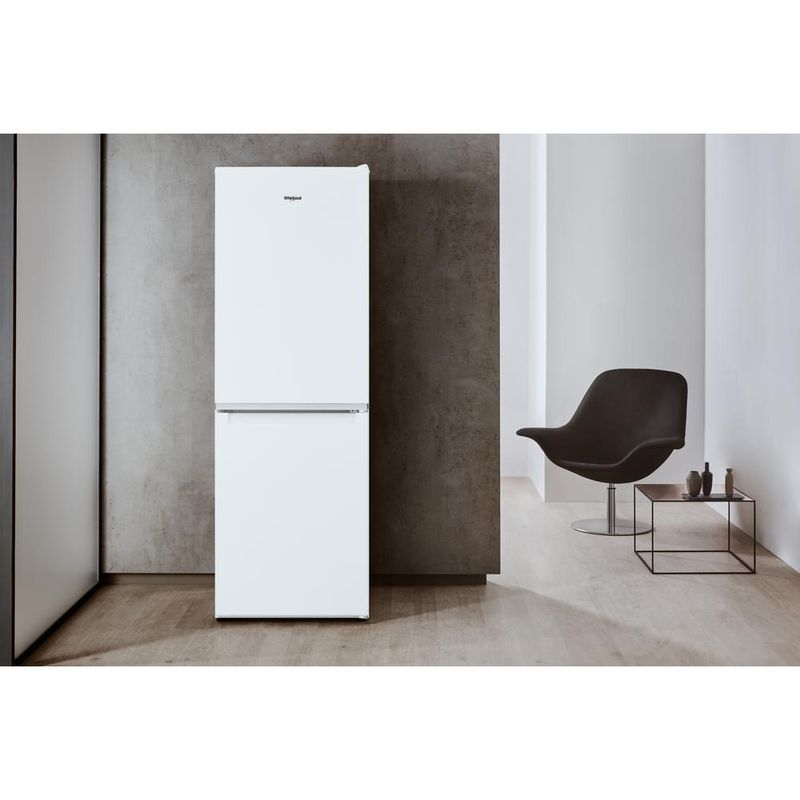 Whirlpool Lodówka z zamrażarką Wolnostojące W5 711E W 1 Biały Dwudrzwiow(y)a Lifestyle frontal