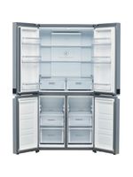 Whirlpool-Side-by-Side-Wolnostojące-WQ9-B2L-Inox-Look-Frontal-open