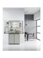 Whirlpool-Side-by-Side-Wolnostojące-WQ9-B2L-Inox-Look-Lifestyle-frontal-open