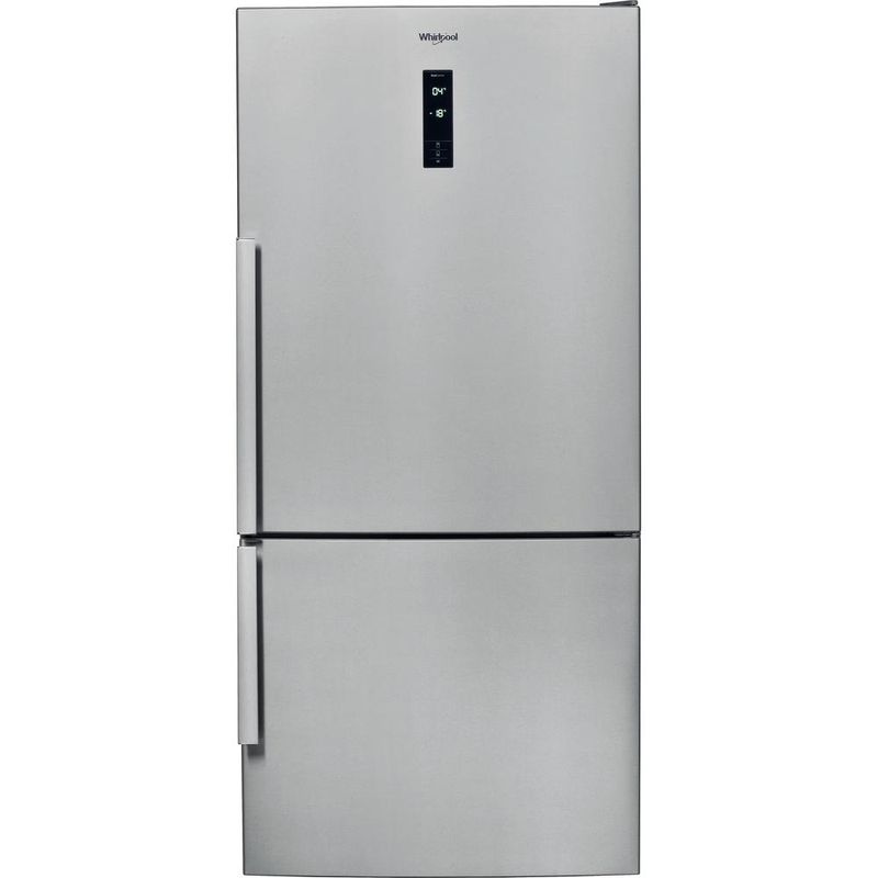 Whirlpool Lodówka z zamrażarką Wolnostojące W84BE 72 X 2 Inox Dwudrzwiow(y)a Frontal