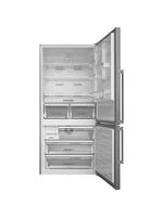 Whirlpool-Lodowka-z-zamrażarką-Wolnostojące-W84BE-72-X-2-Inox-Dwudrzwiow-y-a-Frontal-open