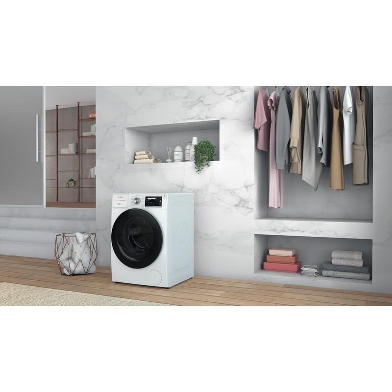 Whirlpool Pralka Wolnostojące W7 W945WB PL Biel Ładowany od frontu B Lifestyle perspective