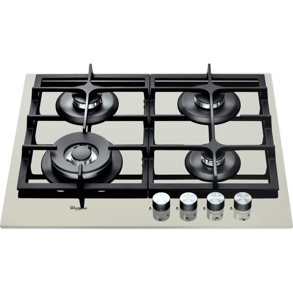 Whirlpool-Płyta-grzewcza-AKT-6465-S-Szampański-Gazowy-Frontal-top-down
