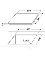 Whirlpool-Płyta-grzewcza-ACM-808-BA-S-Szampański-Induction-vitroceramic-Technical-drawing