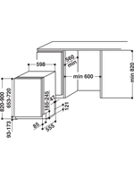 Whirlpool-Zmywarka-Do-zabudowy-WIC-3C23-PEF-Zintegrowane-E-Technical-drawing