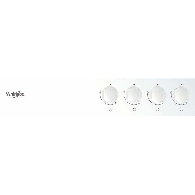 Whirlpool-Płyta-grzewcza-AKT-6400-WH-Biel-Gazowy-Control-panel