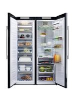 Whirlpool-Lodowka-Wolnostojące-SW8-AM2C-KAR-Czarny-Frontal-open