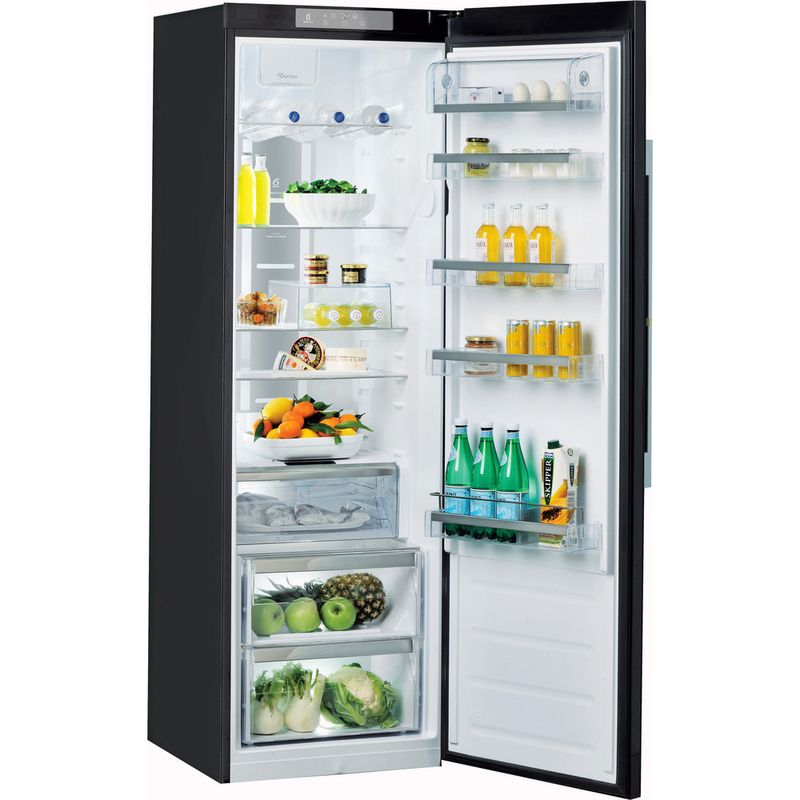 Whirlpool-Lodowka-Wolnostojące-SW8-AM2C-KAR-Czarny-Perspective-open