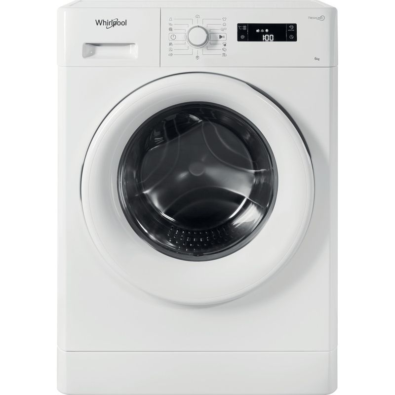 Whirlpool-Pralka-Wolnostojące-FWSF61053W-PL-Biel-Ładowany-od-frontu-A----Frontal