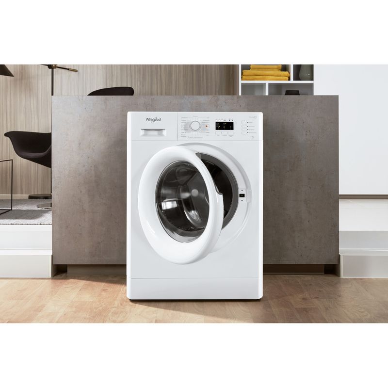 Whirlpool-Pralka-Wolnostojące-FWSL61052W-PL-Biel-Ładowany-od-frontu-A---Lifestyle-frontal-open