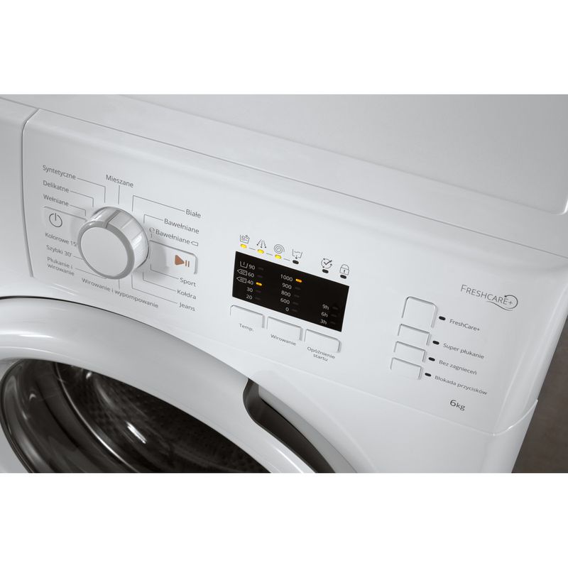 Whirlpool-Pralka-Wolnostojące-FWSL61052W-PL-Biel-Ładowany-od-frontu-A---Control-panel