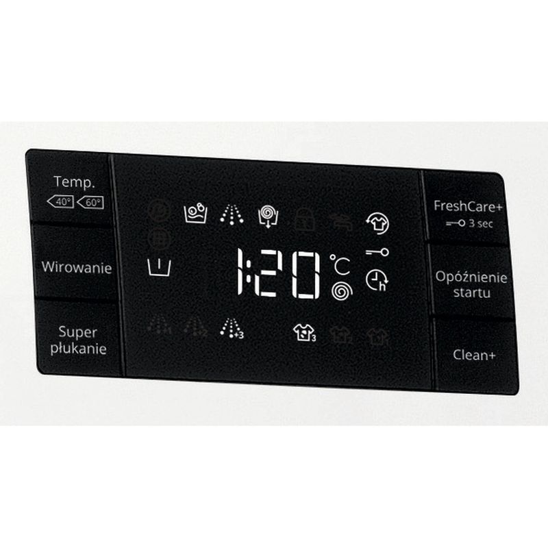 Whirlpool-Pralka-Wolnostojące-FWSG-X71253W-PL-Biel-Ładowany-od-frontu-A----Control-panel