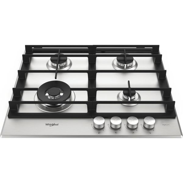 Whirlpool-Płyta-grzewcza-AKW-6422-IXL-Inox-Ixelium-Gazowy-Frontal-top-down