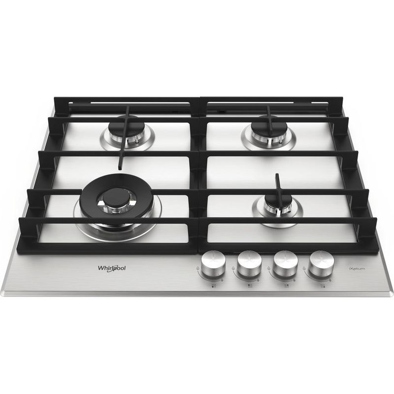 Whirlpool-Płyta-grzewcza-AKW-6422-IXL-Inox-Ixelium-Gazowy-Frontal-top-down