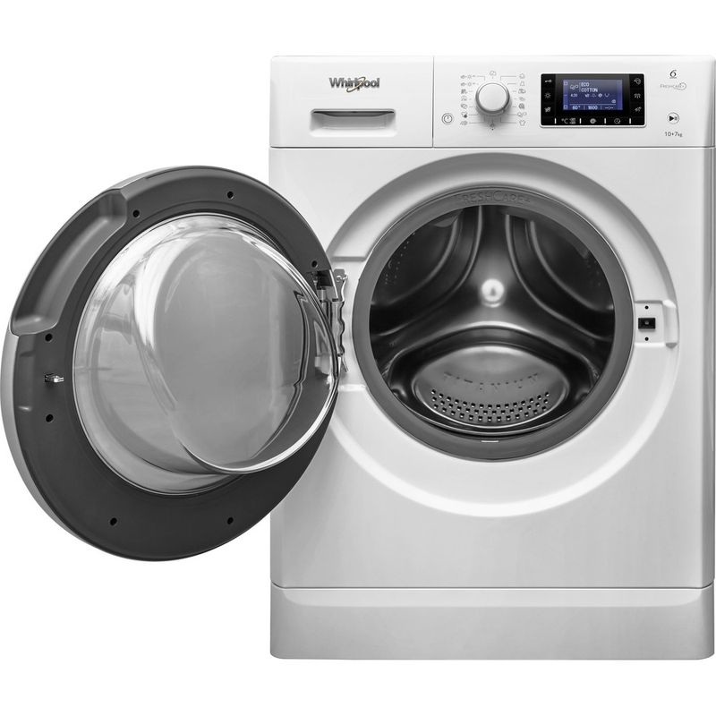 Whirlpool-Pralkosuszarka-Wolnostojące-FWDD1071681WS-EU-Biel-Ładowany-od-frontu-Frontal-open
