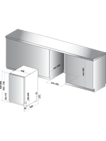 Whirlpool-Zmywarka-Do-zabudowy-WSIC-3M17-Zintegrowane-A--Technical-drawing