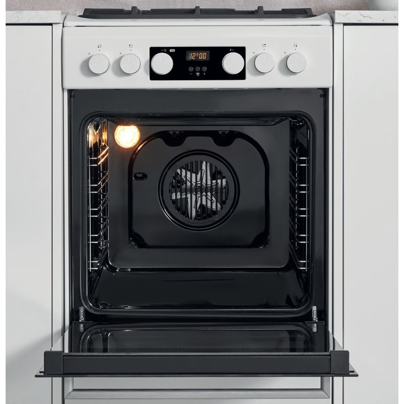 Whirlpool-Kuchenka-WS5G8CHW-E-Biel-Gazowy-Lifestyle-frontal-open