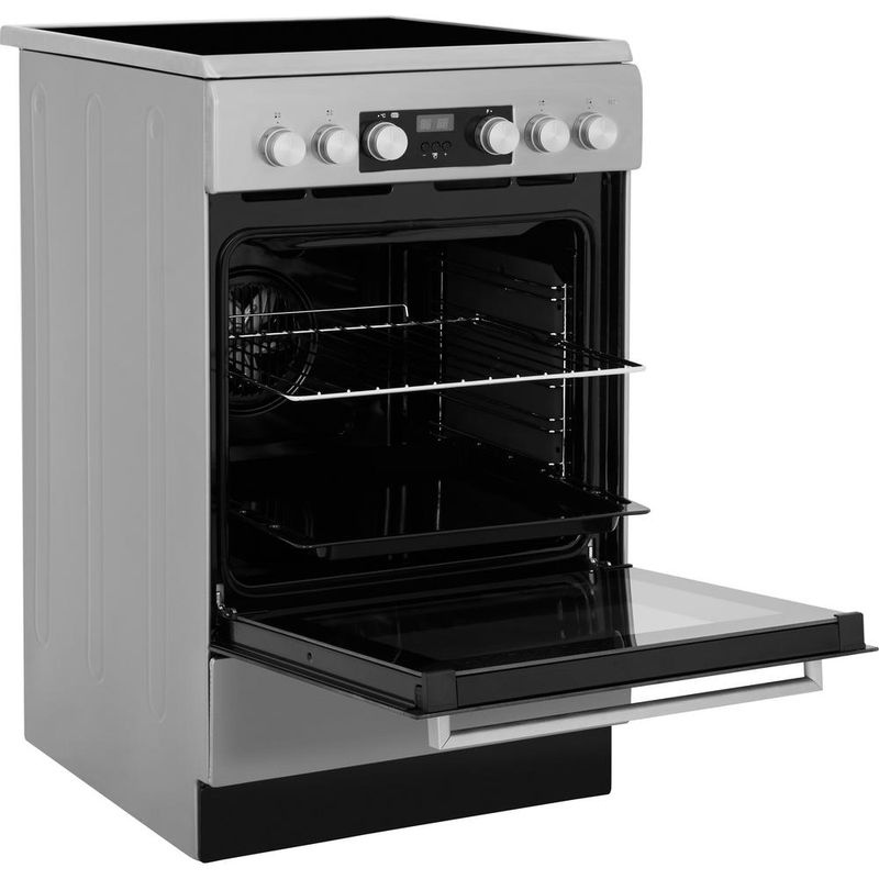 Whirlpool Kuchenka WS5V8CCX/E Inox Elektryczne Perspective open