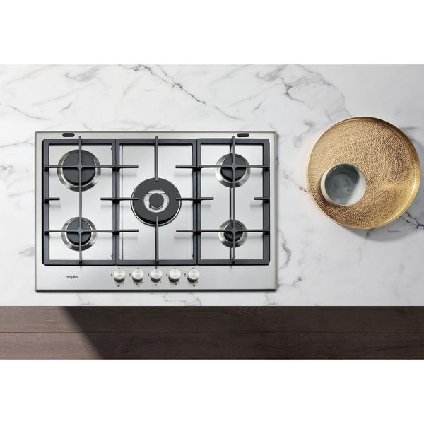 Whirlpool Płyta grzewcza AKF 7522/IX Inox Gazowy Lifestyle frontal