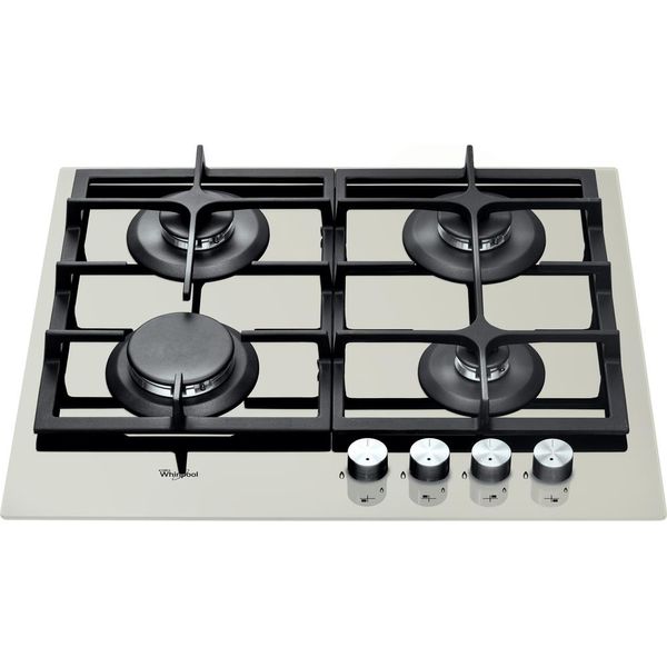 Whirlpool-Płyta-grzewcza-GOS-6415-S-Szampański-Gazowy-Frontal-top-down