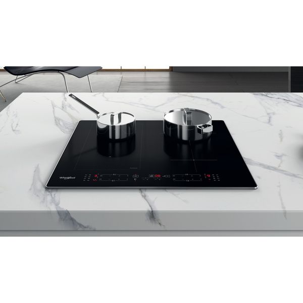 Whirlpool Płyta grzewcza WL B5860 AL Czarny Induction vitroceramic Lifestyle frontal top down