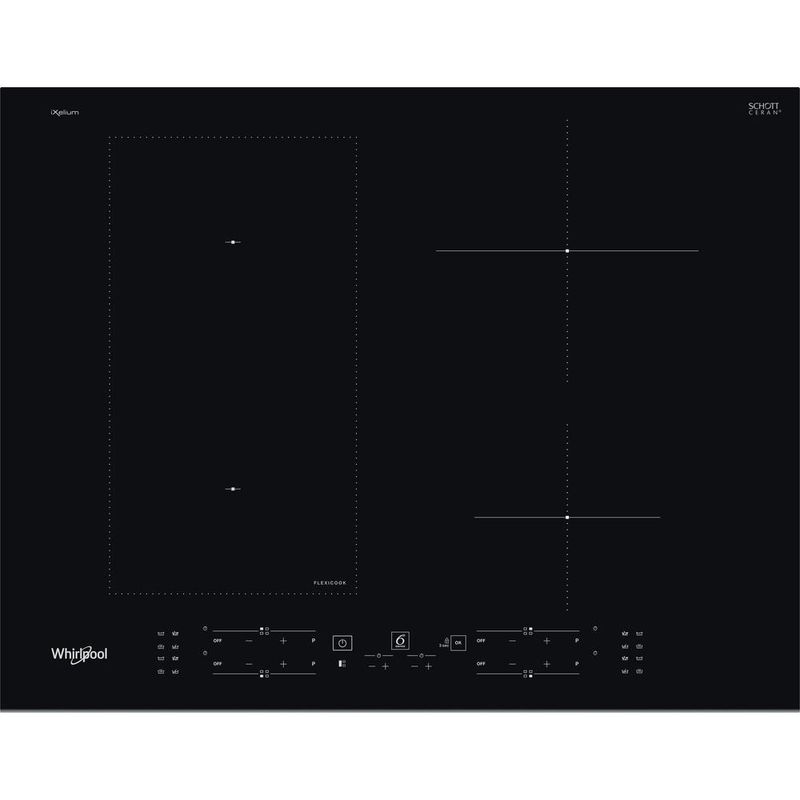 Whirlpool Płyta grzewcza WL B4265 BF/IXL Czarny Induction vitroceramic Frontal