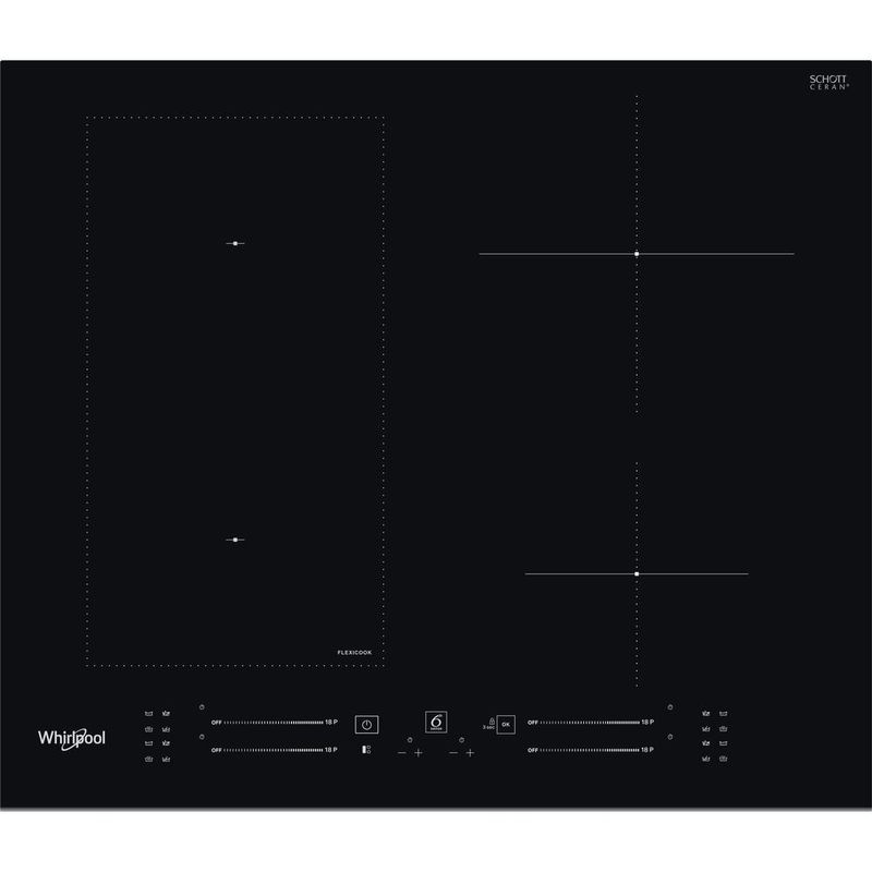 Whirlpool Płyta grzewcza WL S6960 BF Czarny Induction vitroceramic Frontal