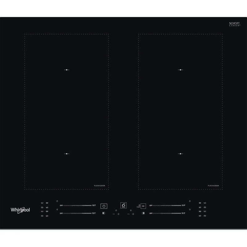 Whirlpool Płyta grzewcza WL S3160 BF Czarny Induction vitroceramic Frontal