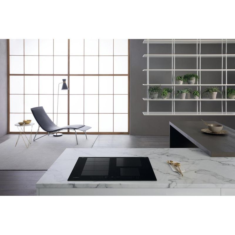 Whirlpool Płyta grzewcza WF S7560 NE Czarny Induction vitroceramic Lifestyle frontal top down