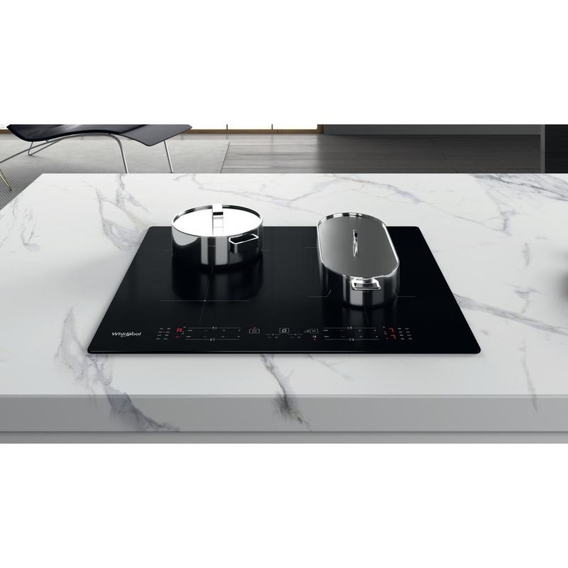 Whirlpool Płyta grzewcza WB B8360 NE Czarny Induction vitroceramic Lifestyle frontal top down