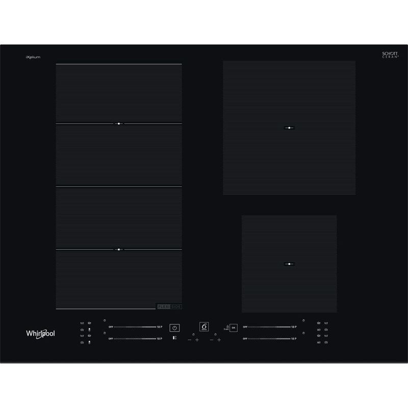 Whirlpool Płyta grzewcza WF S9365 BF/IXL Czarny Induction vitroceramic Frontal