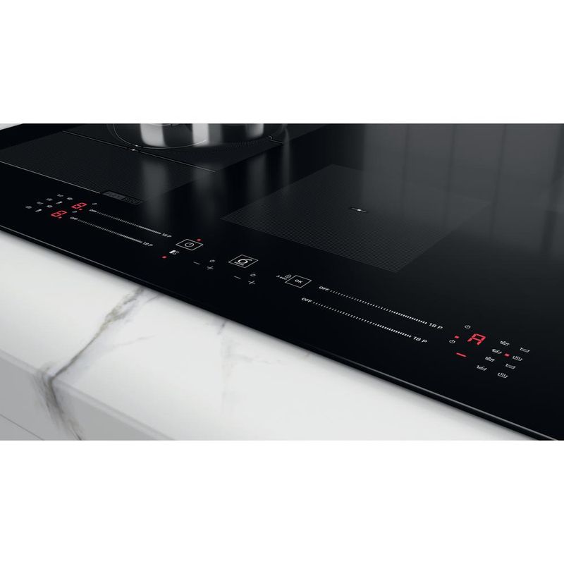 Whirlpool Płyta grzewcza WF S0377 NE/IXL Czarny Induction vitroceramic Lifestyle control panel