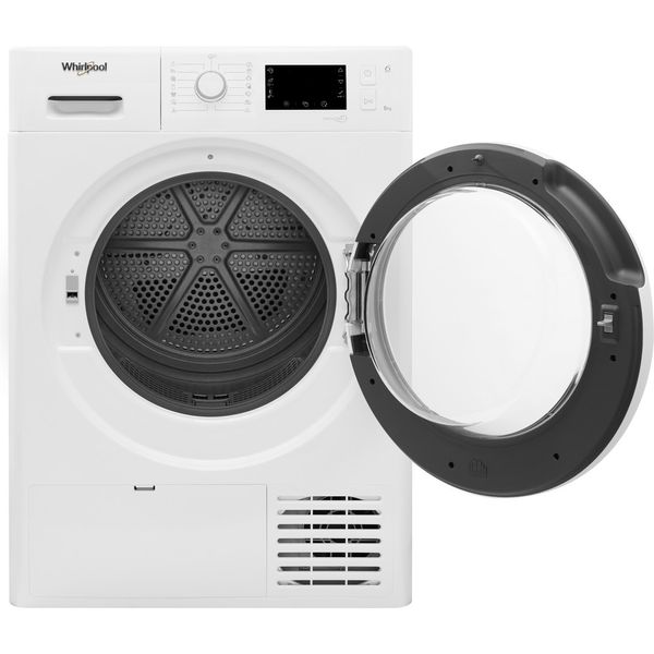 Whirlpool-Suszarka-FT-D-8X3WS-EU-Biel-Frontal-open