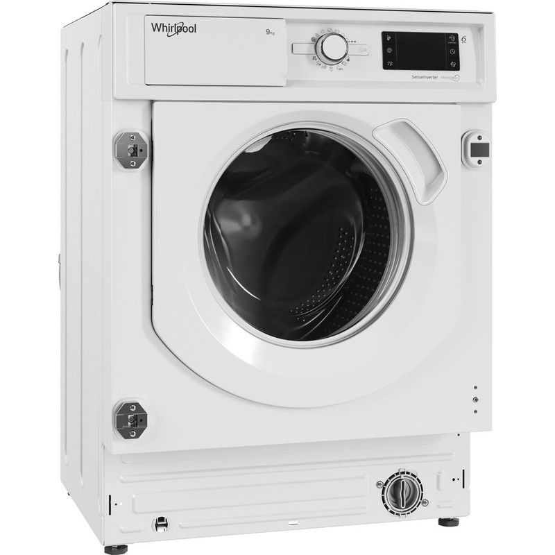 Whirlpool Pralka Do zabudowy BI WMWG 91484E EU Biel Ładowany od frontu C Perspective