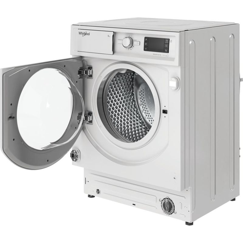 Whirlpool Pralka Do zabudowy BI WMWG 91484E EU Biel Ładowany od frontu C Perspective open