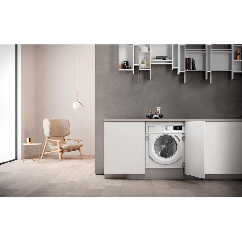 Whirlpool Pralka Do zabudowy BI WMWG 91484E EU Biel Ładowany od frontu C Lifestyle frontal