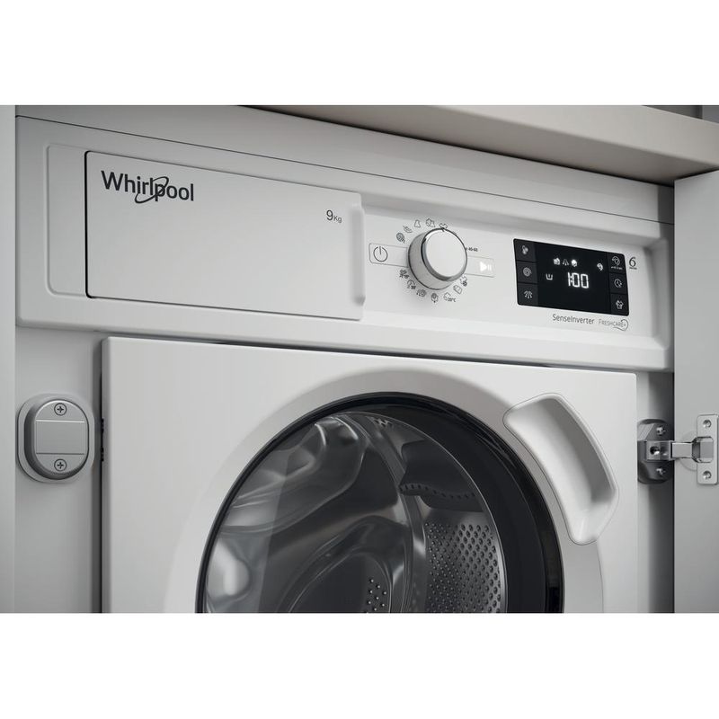 Whirlpool Pralka Do zabudowy BI WMWG 91484E EU Biel Ładowany od frontu C Lifestyle control panel