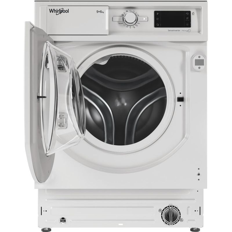 Whirlpool Pralkosuszarka Do zabudowy BI WDWG 961484 EU Biel Ładowany od frontu Frontal open