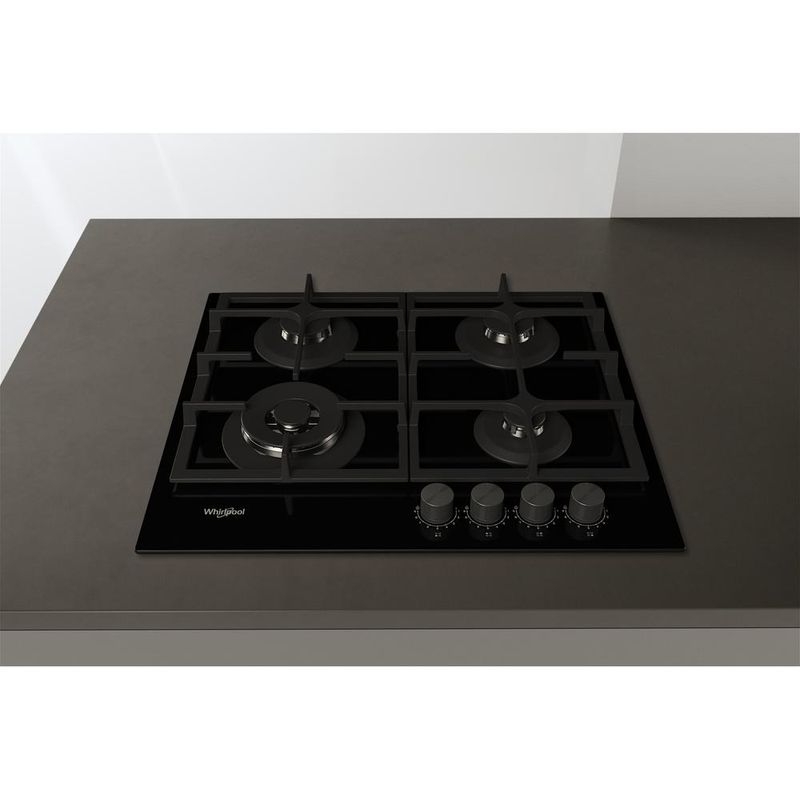 Whirlpool Płyta grzewcza GOFL 629/NB Czarny Gazowy Lifestyle frontal top down