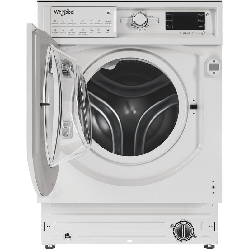 Whirlpool Pralka Do zabudowy BI WMWG 91484 PL Biel Ładowany od frontu C Frontal open