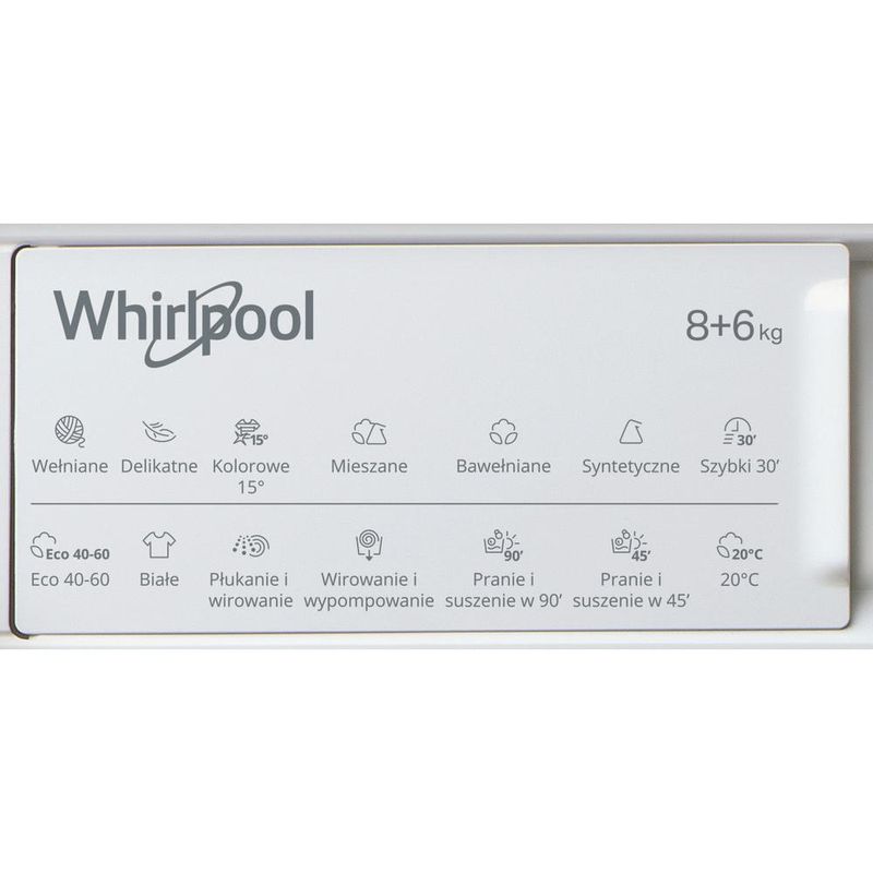 Whirlpool-Pralkosuszarka-Do-zabudowy-BI-WDWG-861484-PL-Biel-Ładowany-od-frontu-Program