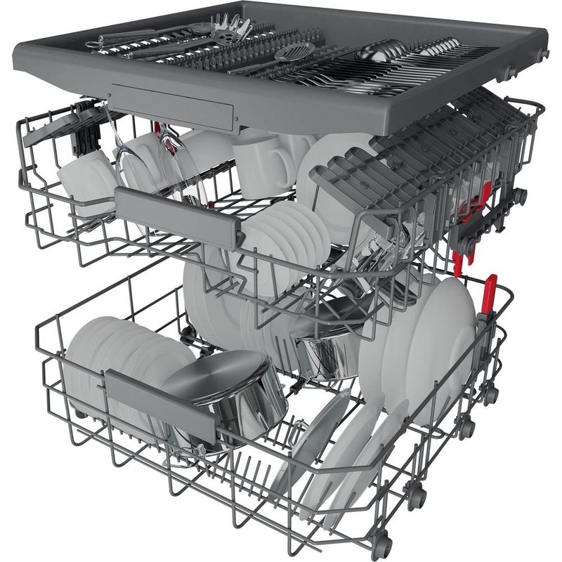 Whirlpool Zmywarka Do zabudowy WIS 7020 PEF Zintegrowane E Technical Translucent