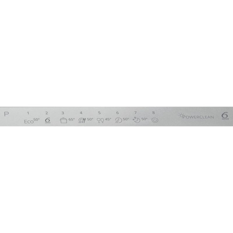 Whirlpool Zmywarka Do zabudowy WIC 3C34 PFE S Zintegrowane D Program