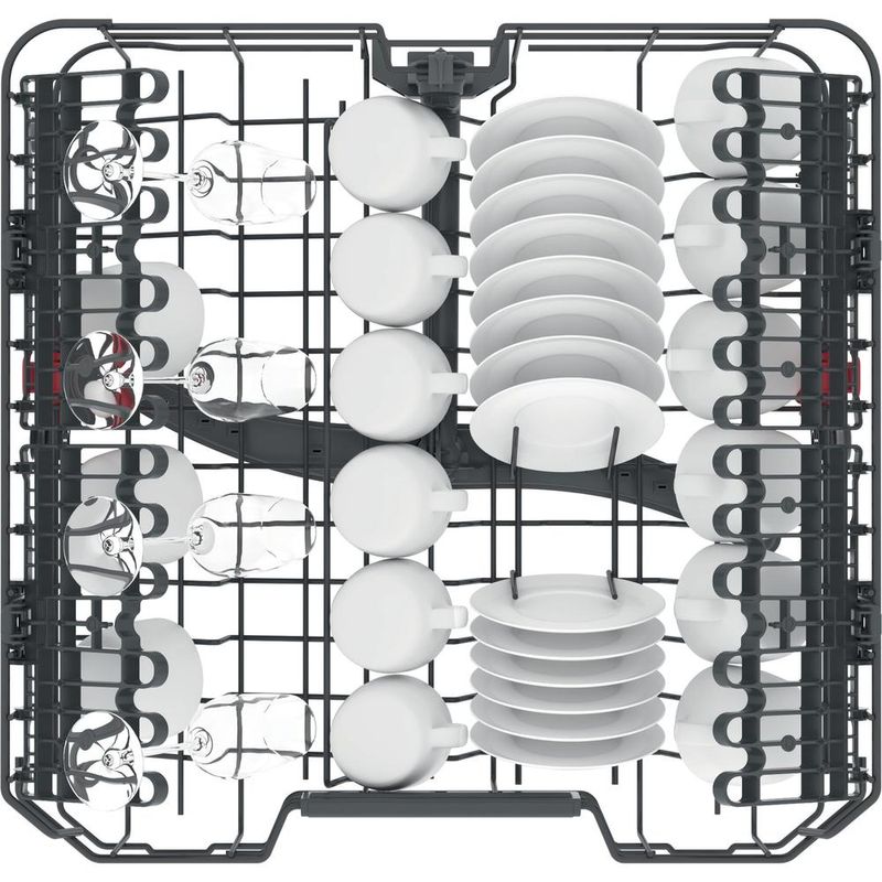 Whirlpool Zmywarka Do zabudowy WIC 3C34 PFE S Zintegrowane D Rack