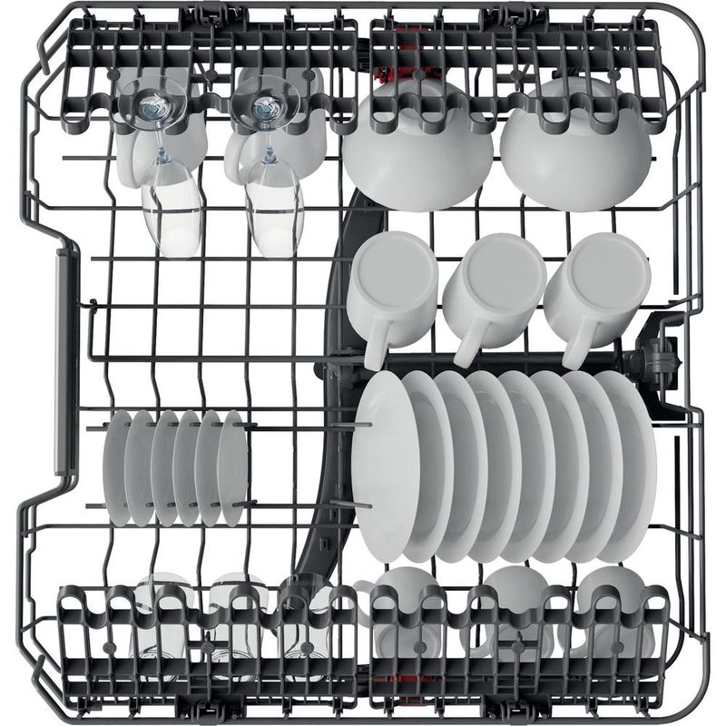 Whirlpool Zmywarka Do zabudowy WCIO 3T341 PES Zintegrowane C Rack