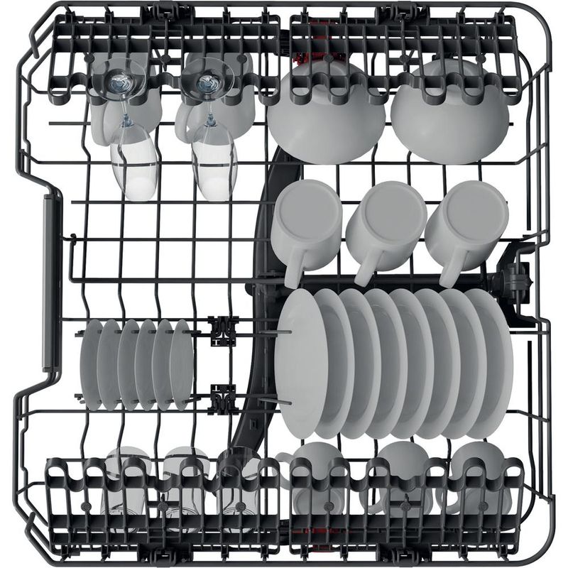 Whirlpool Zmywarka Do zabudowy WIO 3O540 PELG Zintegrowane B Rack